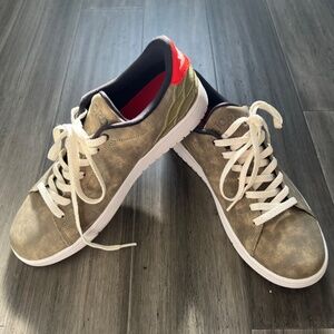 Men's Retro NIKE Air Jordan 1 Centre Court Oil Green DJ2756-30 Sneakers Shoes 10